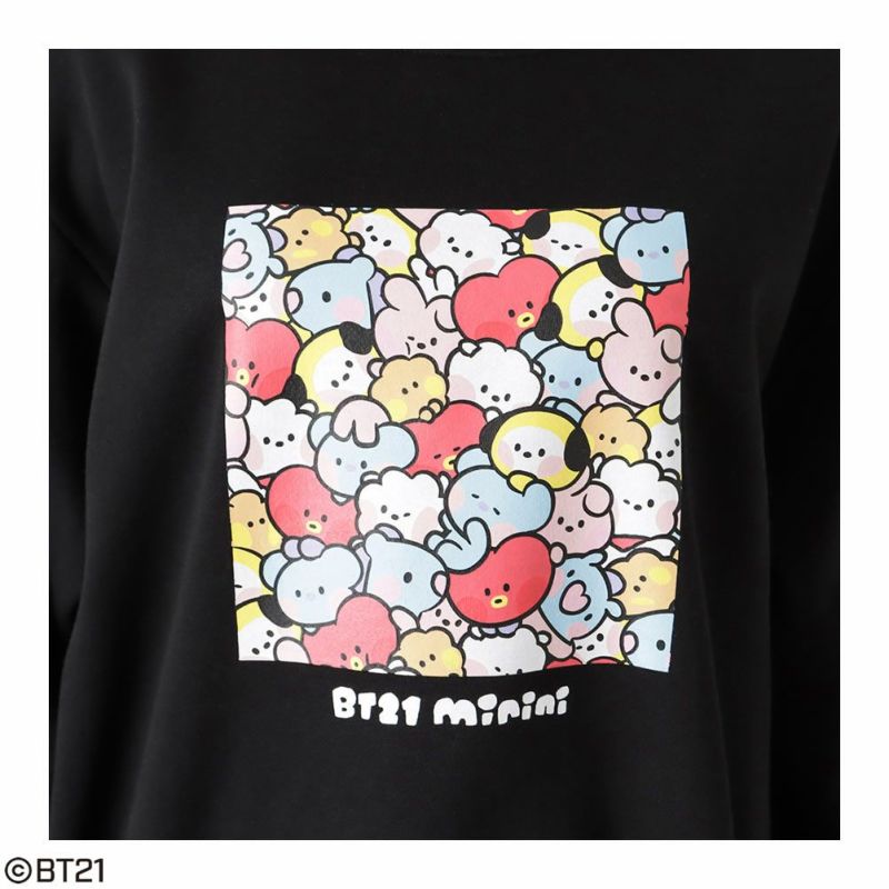 アクリルチャーム付き】BT21 minini アソートトレーナー レディース