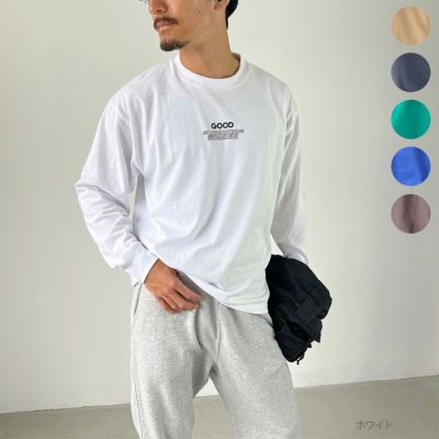 GOOD CREW ロゴロングスリーブTシャツ メンズ
