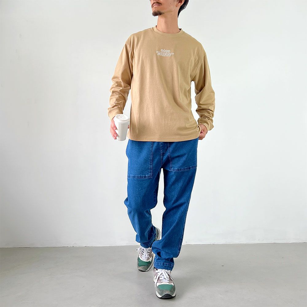 GOOD CREW ロゴロングスリーブTシャツ メンズ