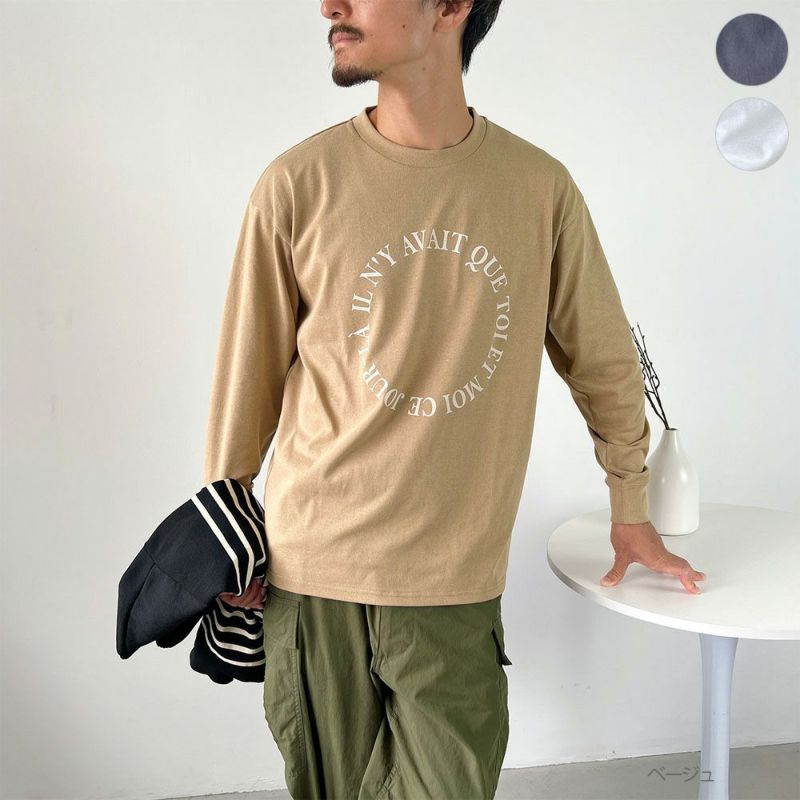 GOOD CREW カレッジロゴロングスリーブTシャツ メンズ