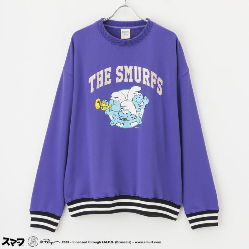 [期間限定価格]【オンラインストア限定】Smurf スマーフ リブライントレーナー メンズ商品画像-1