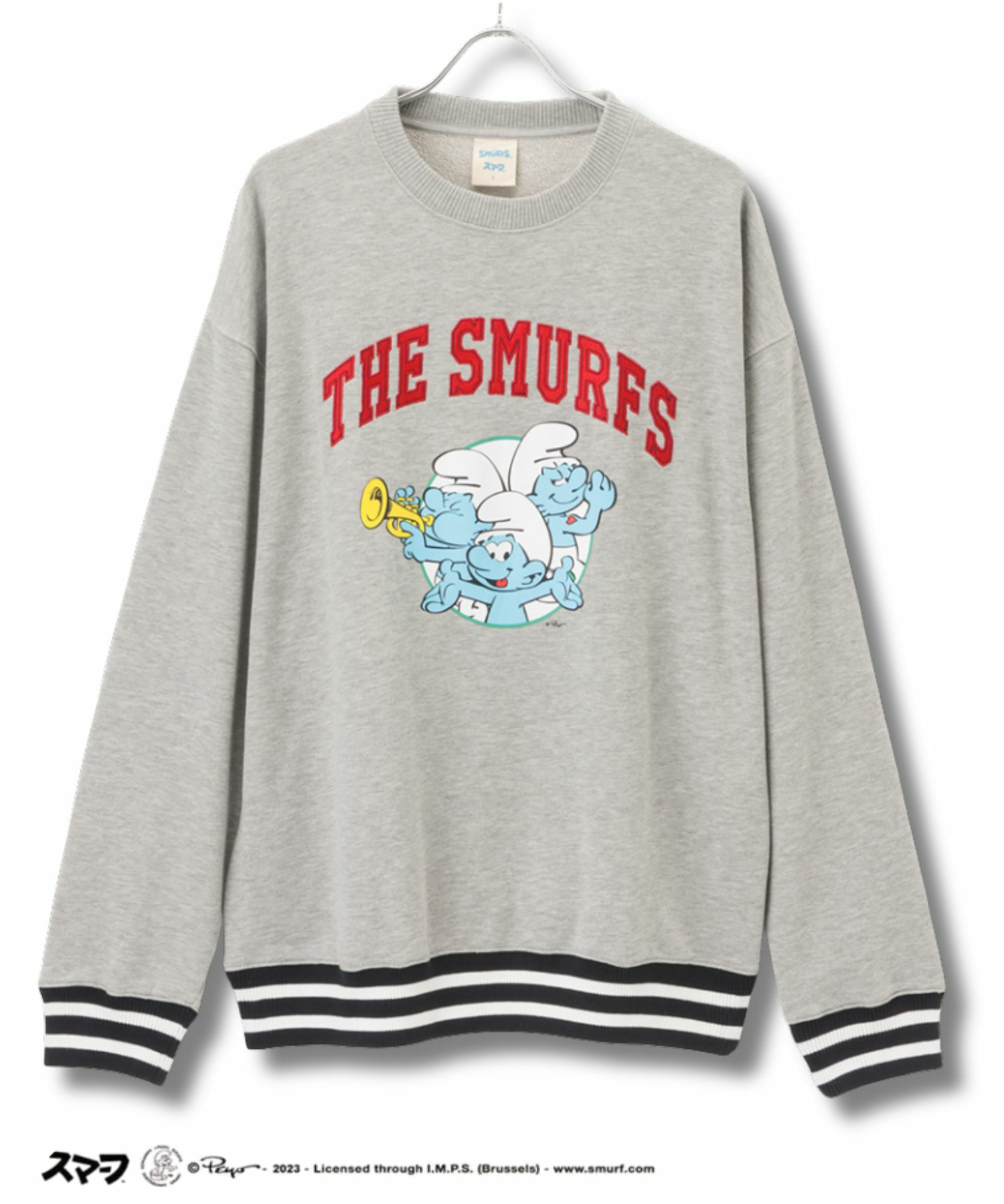 【オンラインストア限定】Smurf スマーフ リブライントレーナー メンズ商品画像-1