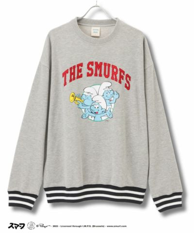 Smurf スマーフ リブライントレーナー メンズ