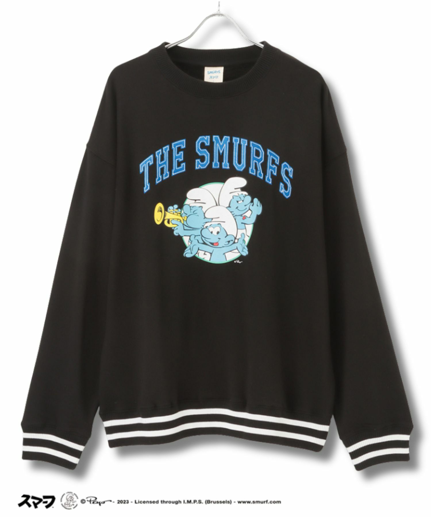 Smurf スマーフ リブライントレーナー メンズ