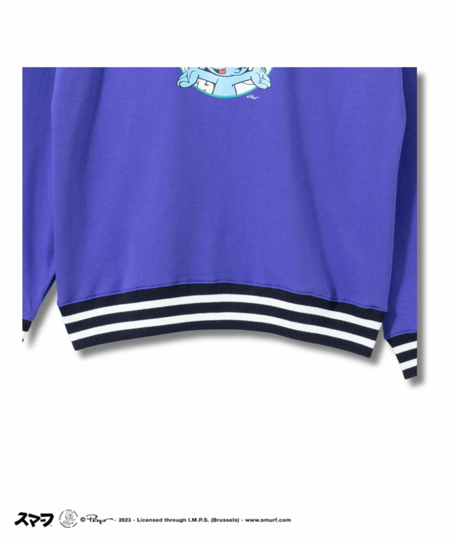 Smurf スマーフ リブライントレーナー メンズ