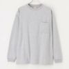 Goodwear ポケットリブ付き ビッグロングスリーブTシャツ メンズ