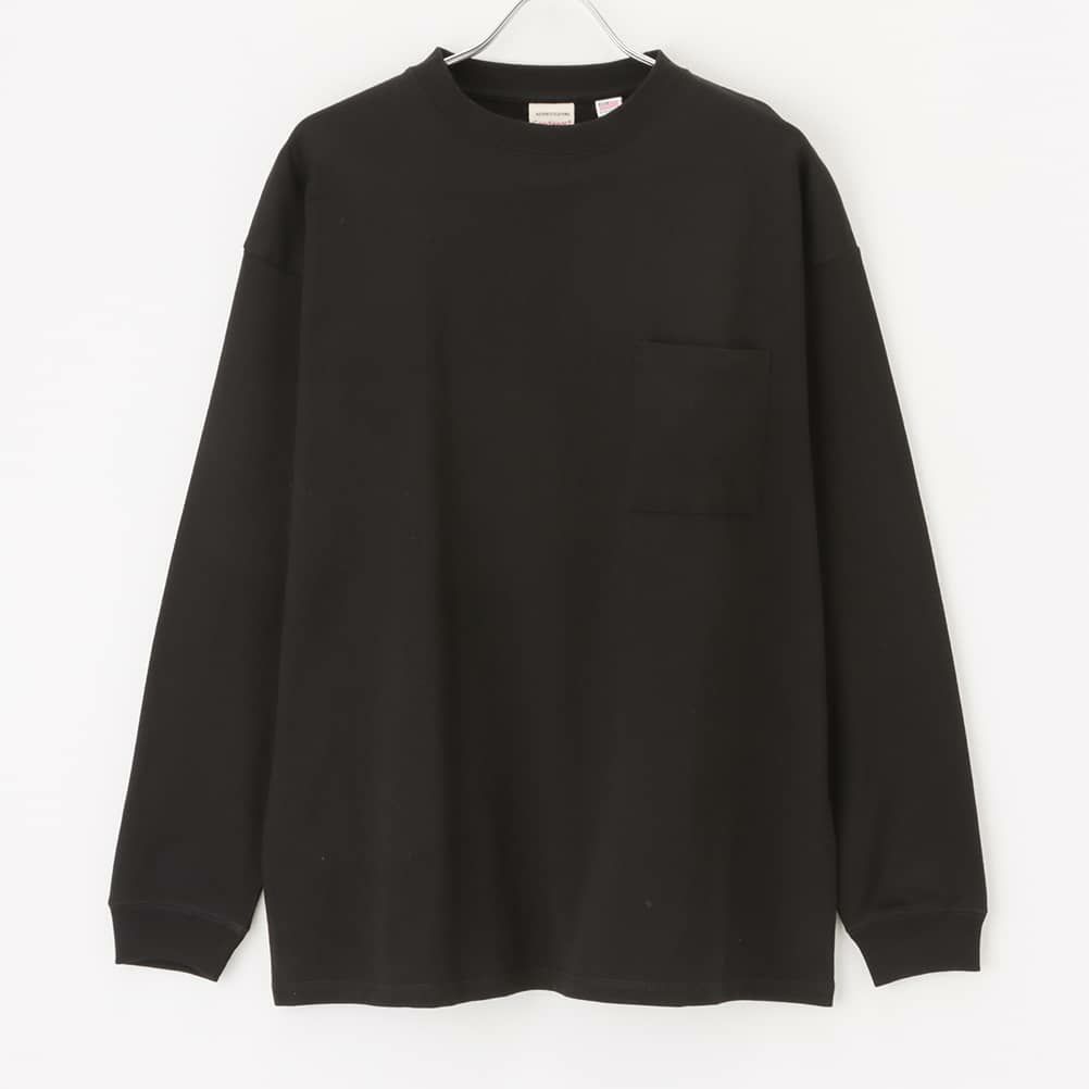Goodwear ポケットリブ付き ビッグロングスリーブTシャツ メンズ