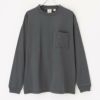 Goodwear ポケットリブ付き ビッグロングスリーブTシャツ メンズ