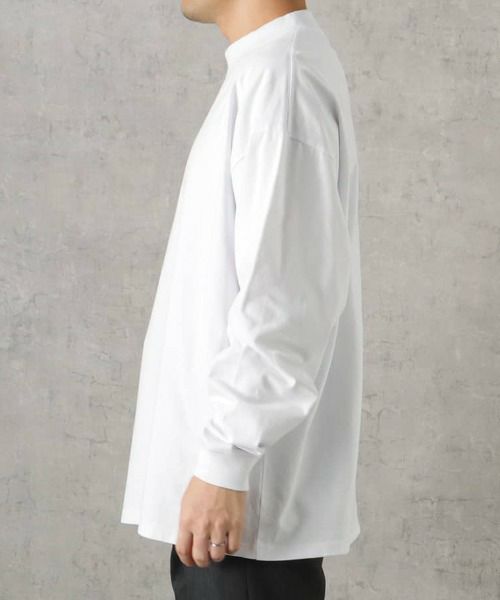 Goodwear スーパービッグシルエット ハイネックロングスリーブTシャツ メンズ
