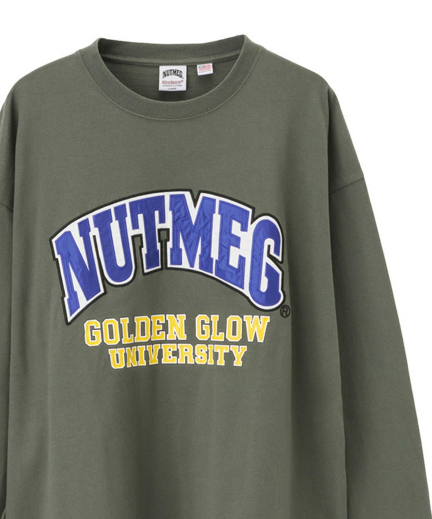 【オンラインストア限定】Goodwear x NUTMEG スーパービッグシルエット ロゴロングスリーブTシャツ メンズ商品サムネイル-4