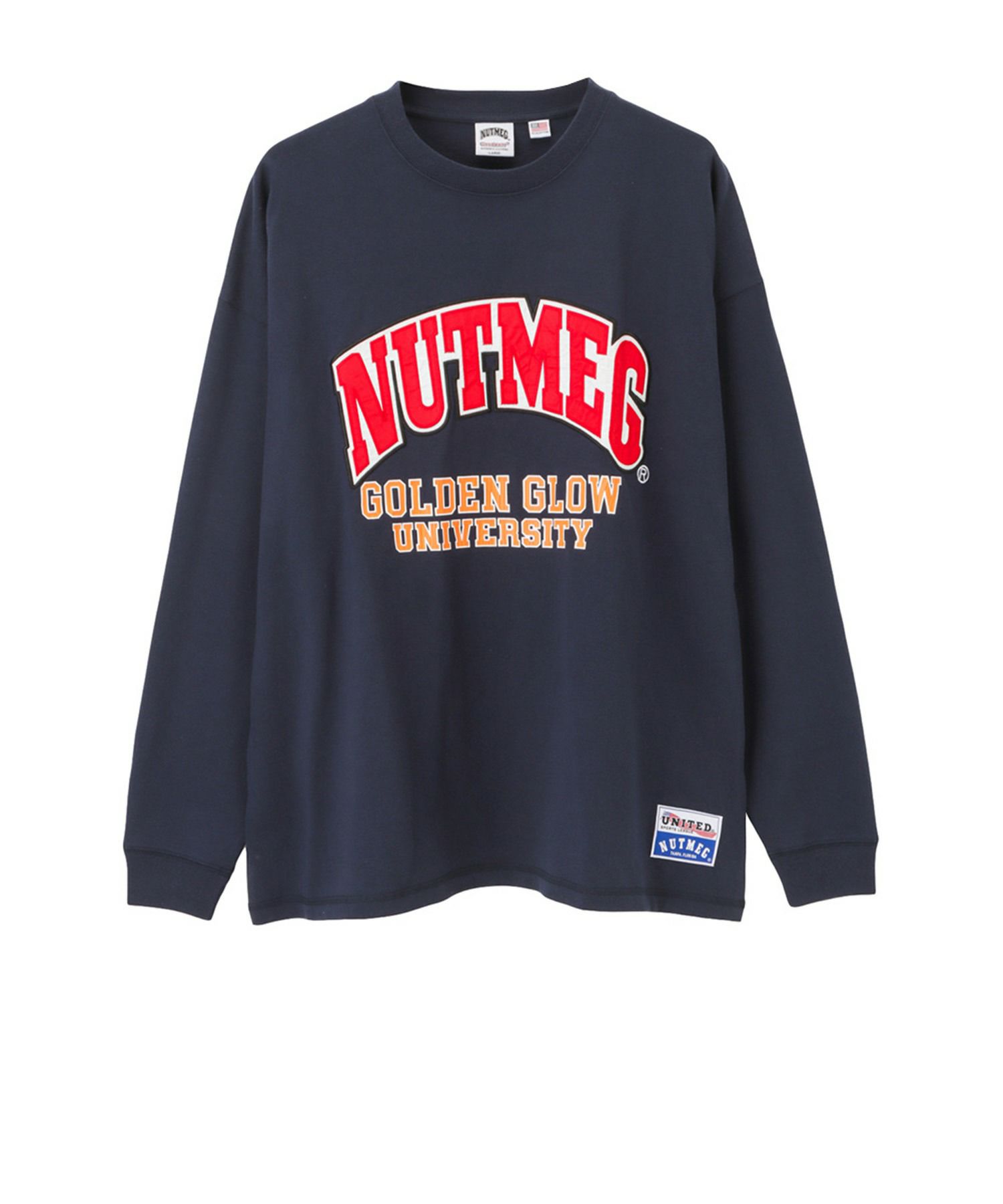 [期間限定価格]【オンラインストア限定】Goodwear x NUTMEG スーパービッグシルエット ロゴロングスリーブTシャツ メンズ商品サムネイル-14