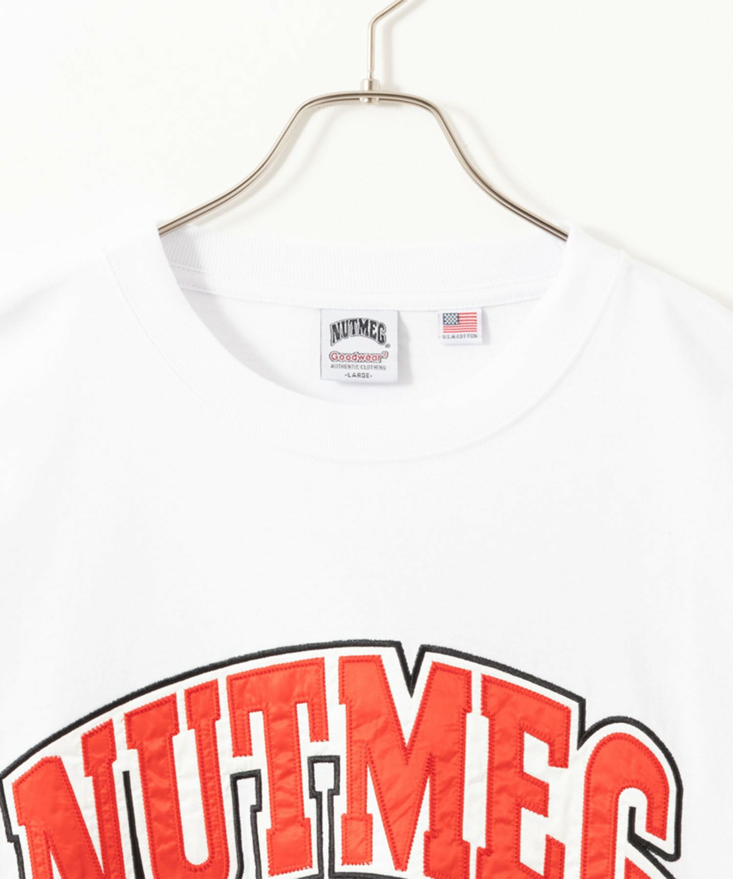 [期間限定価格]【オンラインストア限定】Goodwear x NUTMEG スーパービッグシルエット ロゴロングスリーブTシャツ メンズ商品サムネイル-16