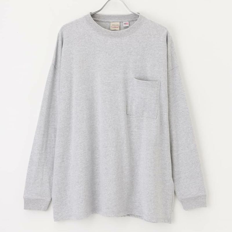 【オンラインストア限定】Goodwear 袖リブスーパービッグシルエット 胸ポケット付きロングスリーブTシャツ メンズ商品画像-3