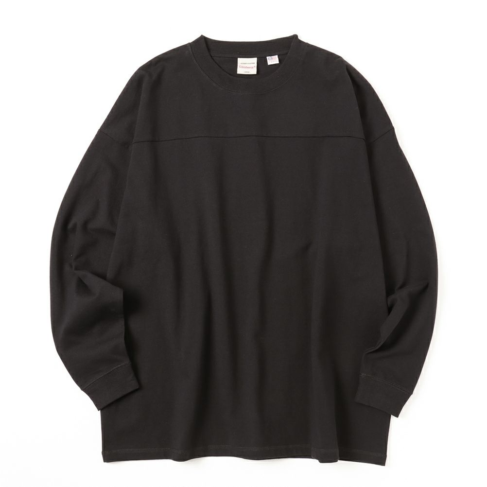 [期間限定価格]【オンラインストア限定】Goodwear スーパービッグシルエット フットボールロングスリーブTシャツ メンズ商品サムネイル-1