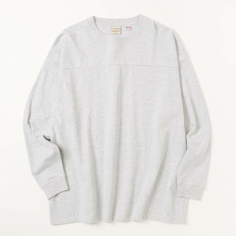 [期間限定価格]【オンラインストア限定】Goodwear スーパービッグシルエット フットボールロングスリーブTシャツ メンズ商品画像-3