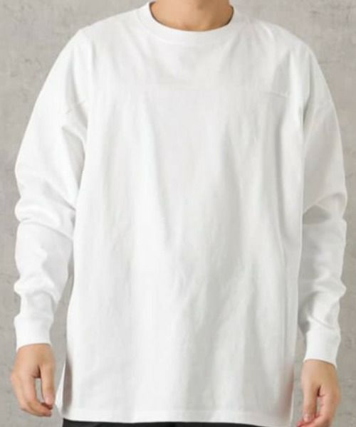 Goodwear スーパービッグシルエット フットボールロングスリーブTシャツ メンズ