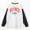 [期間限定価格]【オンラインストア限定】Goodwear x NUTMEG スーパービッグシルエット ロゴロングスリーブTシャツ メンズ商品サムネイル-1