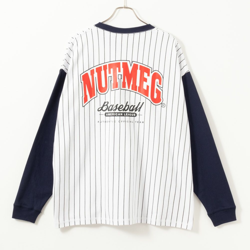 【オンラインストア限定】Goodwear x NUTMEG スーパービッグシルエット ロゴロングスリーブTシャツ メンズ商品サムネイル-1