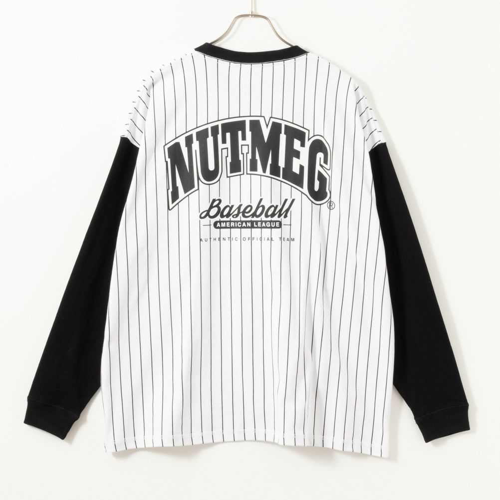 Goodwear x NUTMEG スーパービッグシルエット ロゴロングスリーブTシャツ メンズ