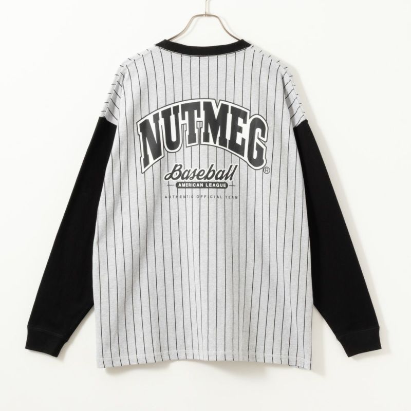 [期間限定価格]【オンラインストア限定】Goodwear x NUTMEG スーパービッグシルエット ロゴロングスリーブTシャツ メンズ商品画像-3