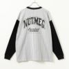 Goodwear x NUTMEG スーパービッグシルエット ロゴロングスリーブTシャツ メンズ