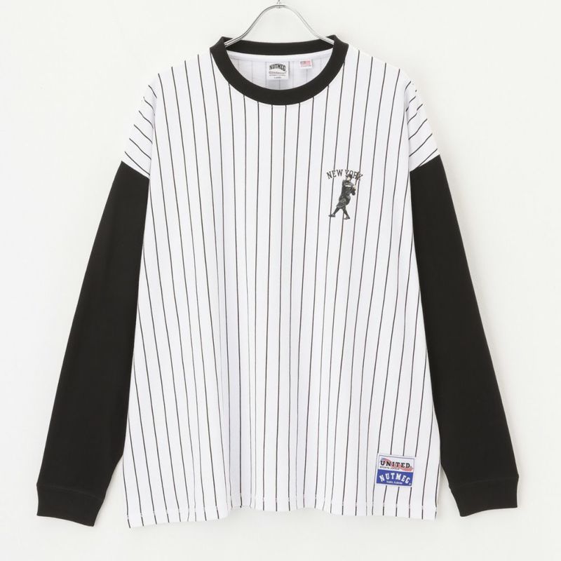 [期間限定価格]【オンラインストア限定】Goodwear x NUTMEG スーパービッグシルエット ロゴロングスリーブTシャツ メンズ商品画像-5