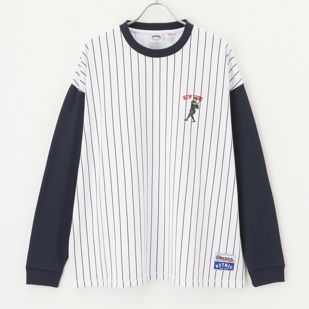 Goodwear x NUTMEG スーパービッグシルエット ロゴロングスリーブTシャツ メンズ