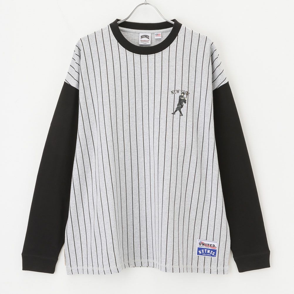【オンラインストア限定】Goodwear x NUTMEG スーパービッグシルエット ロゴロングスリーブTシャツ メンズ商品サムネイル-7