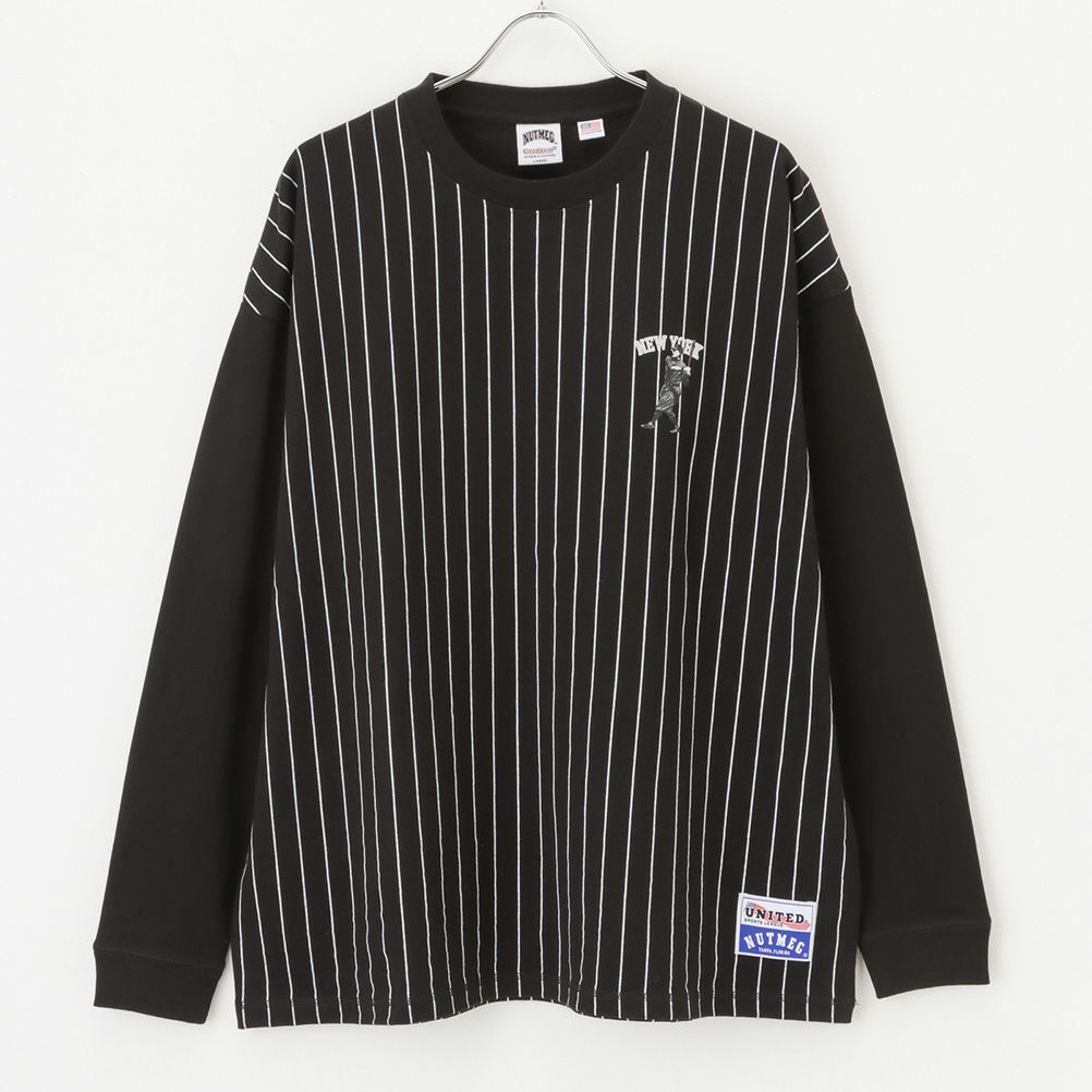 Goodwear x NUTMEG スーパービッグシルエット ロゴロングスリーブTシャツ メンズ