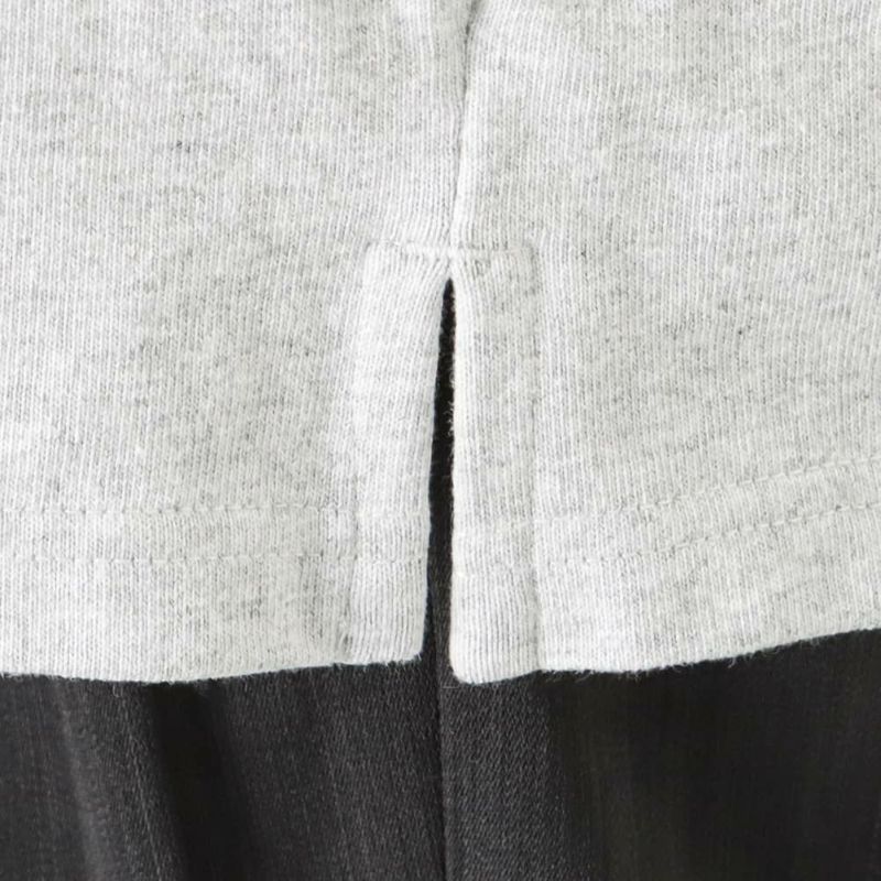 [期間限定価格]【オンラインストア限定】Goodwear ヘンリーネック袖配色スーパービッグシルエット ロングスリーブTシャツ メンズ商品画像-5