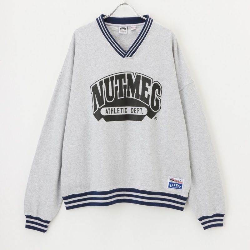 [期間限定価格]【オンラインストア限定】Goodwear x NUTMEG Vネック ビッグトレーナー メンズ商品画像-2