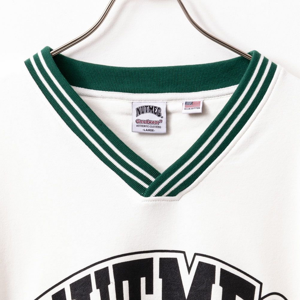 【オンラインストア限定】Goodwear x NUTMEG Vネック ビッグトレーナー メンズ商品画像-5