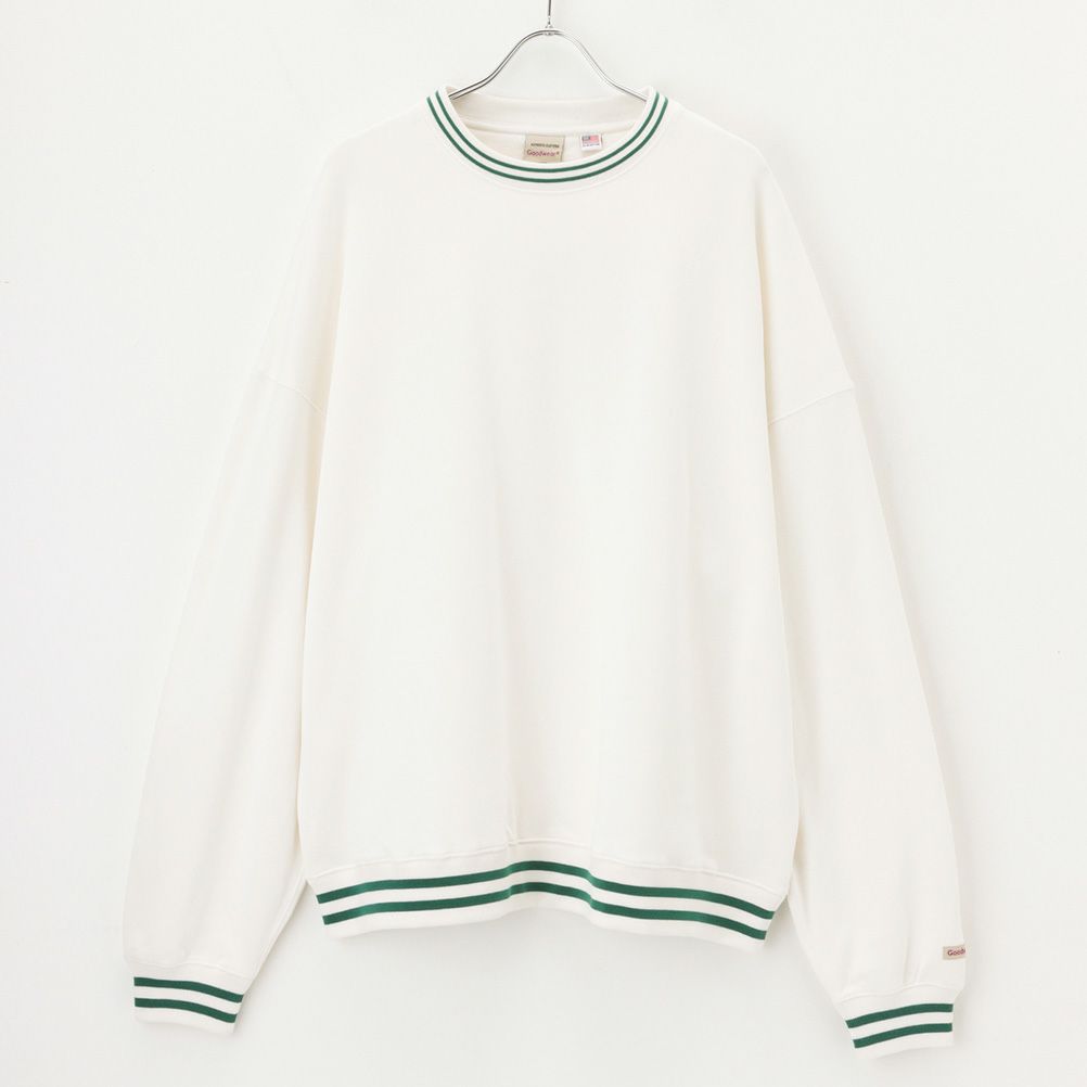 [期間限定価格]【オンラインストア限定】Goodwear ラインリブ ビッグトレーナー メンズ商品サムネイル-2