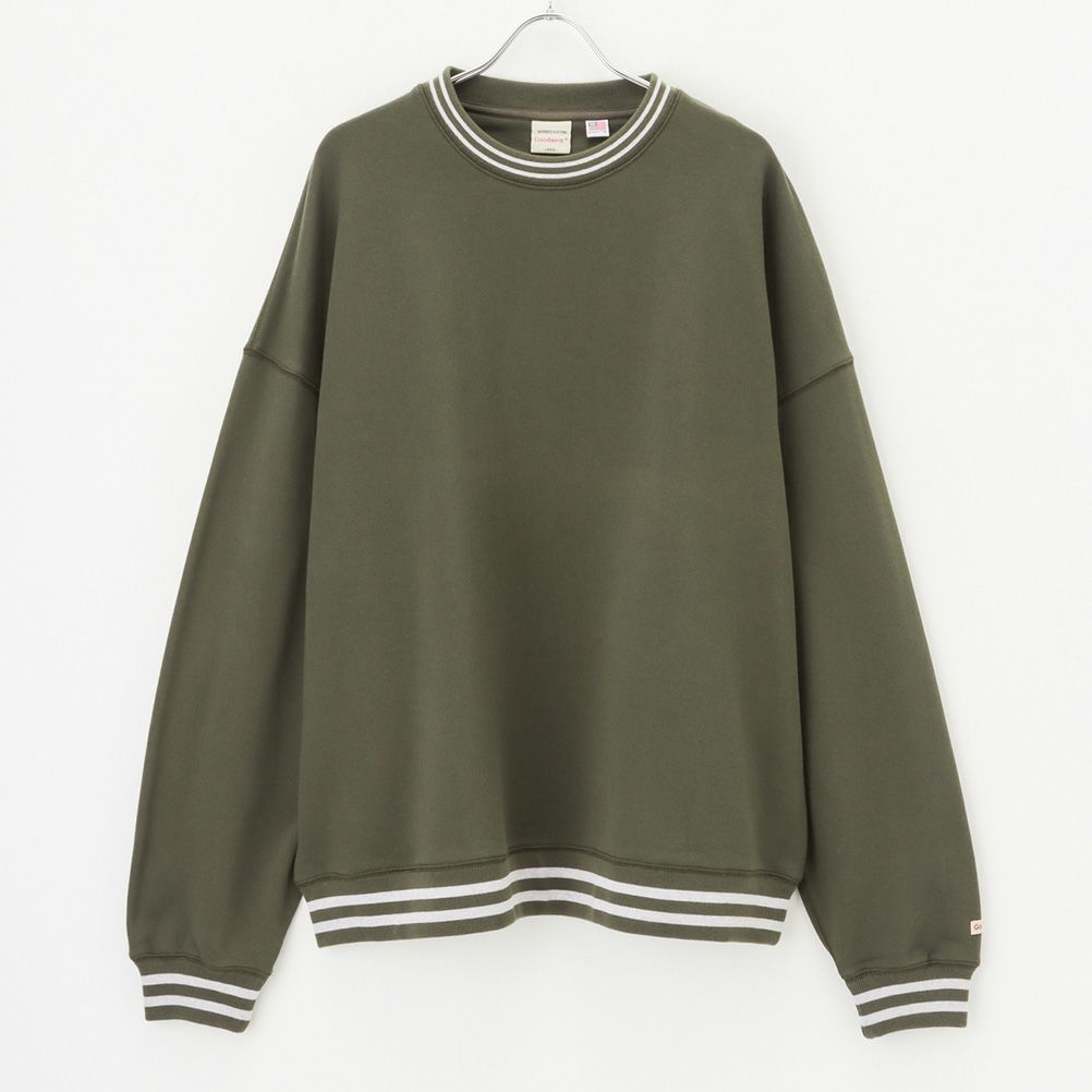 Goodwear ラインリブ ビッグトレーナー メンズ