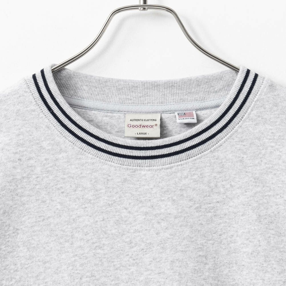 [期間限定価格]【オンラインストア限定】Goodwear ラインリブ ビッグトレーナー メンズ商品サムネイル-7