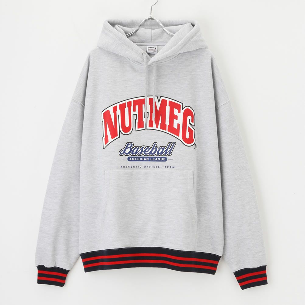 Goodwear x NUTMEG ラインリブ ビッグパーカー メンズ