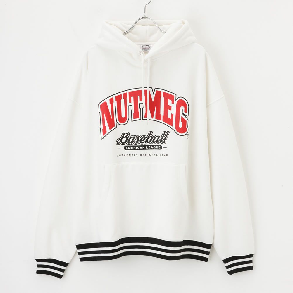 Goodwear x NUTMEG ラインリブ ビッグパーカー メンズ