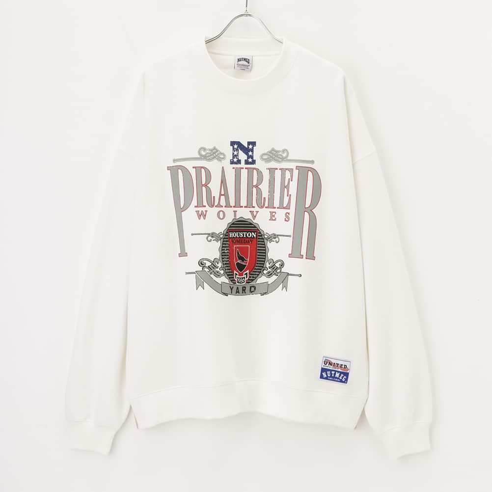 Goodwear x NUTMEG プリントビッグトレーナー メンズ