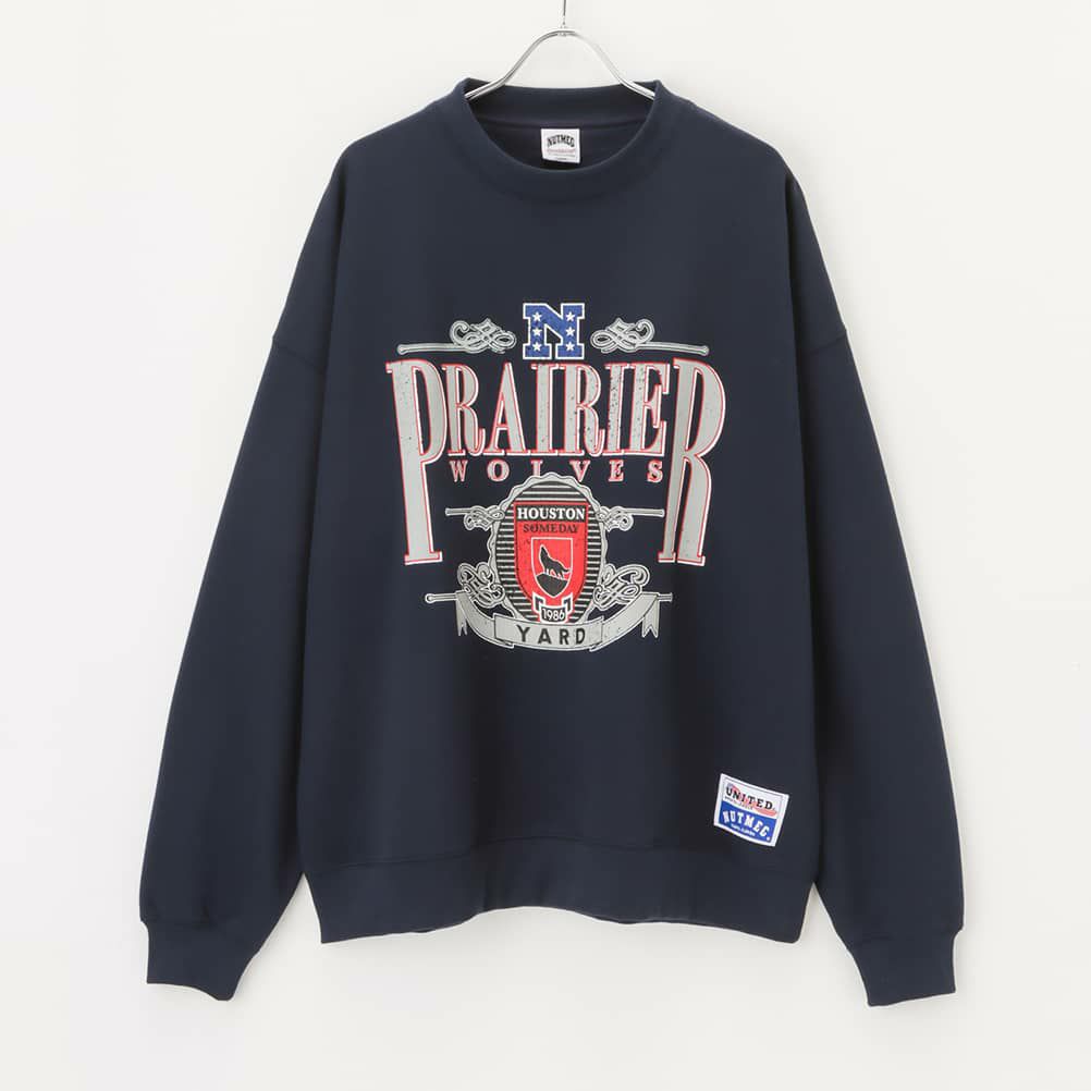 Goodwear x NUTMEG プリントビッグトレーナー メンズ