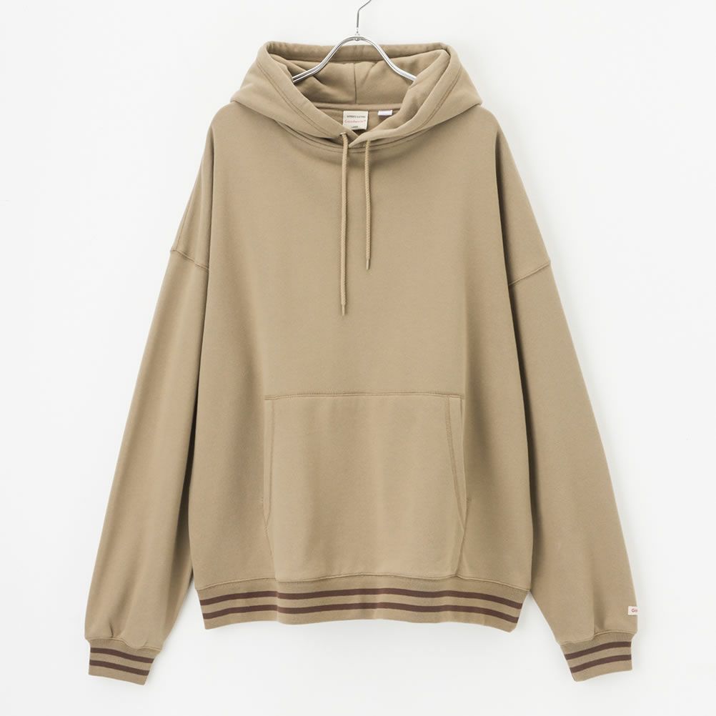 Goodwear ラインリブ ビッグパーカー メンズ