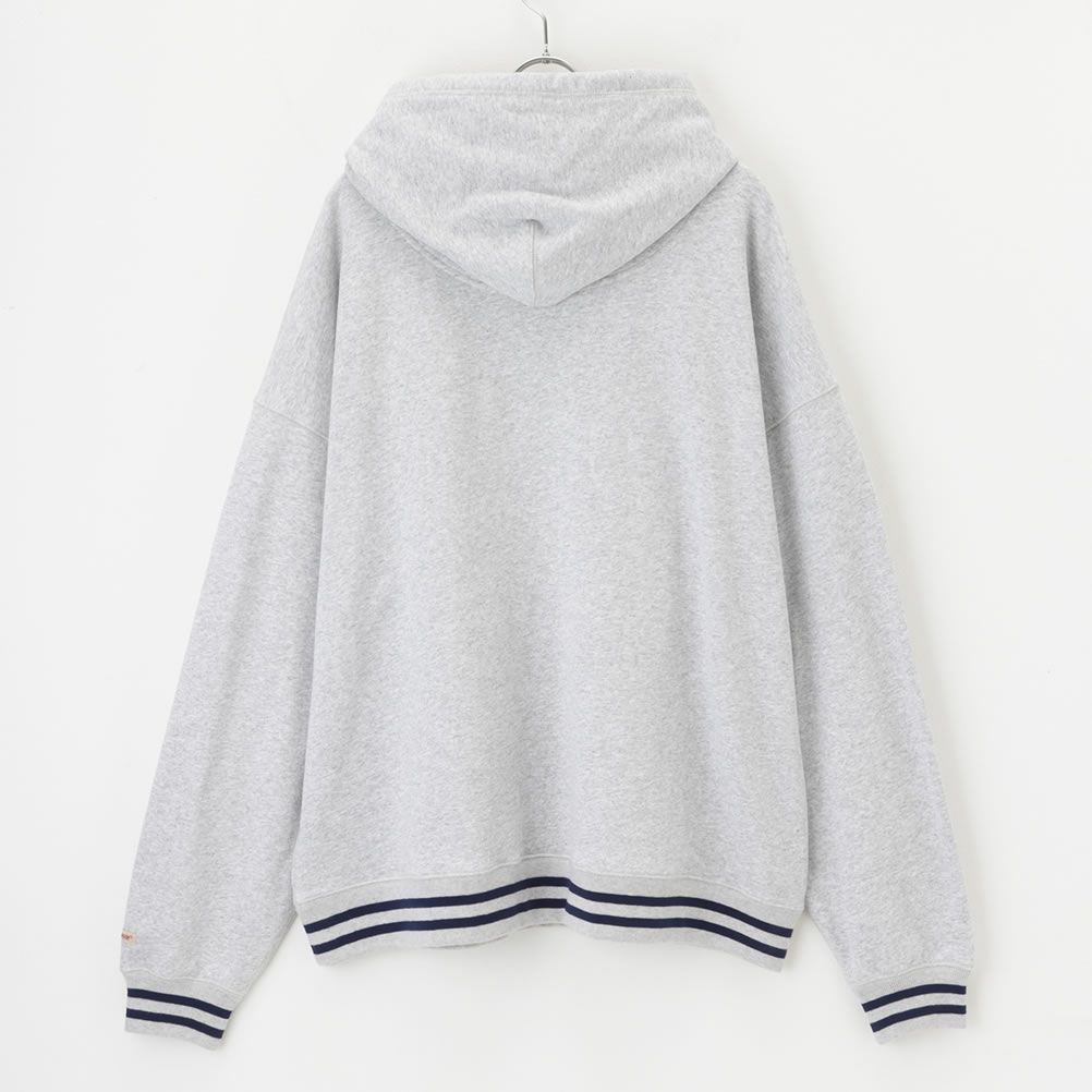 Goodwear ラインリブ ビッグパーカー メンズ