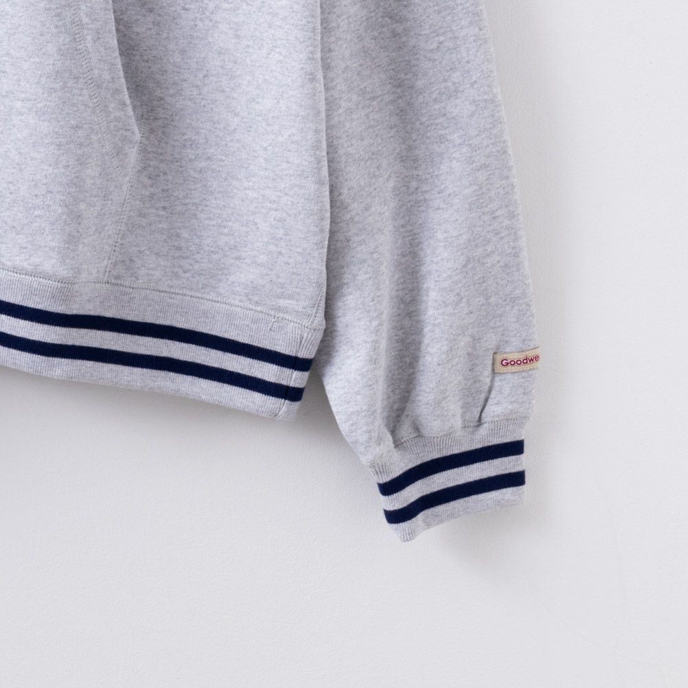 [期間限定価格]【オンラインストア限定】Goodwear ラインリブ ビッグパーカー メンズ商品画像-8