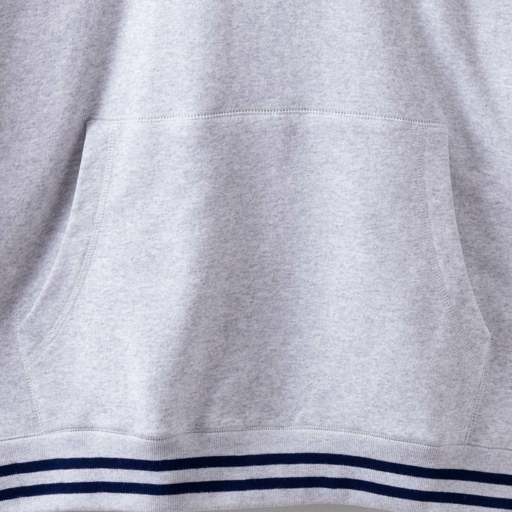 Goodwear ラインリブ ビッグパーカー メンズ