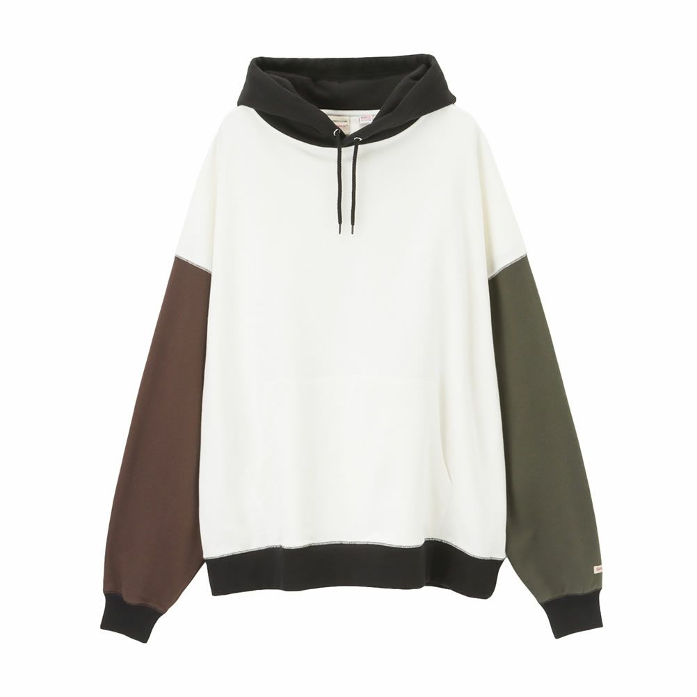 [期間限定価格]【オンラインストア限定】Goodwear マルチ配色 ビッグパーカー メンズ商品サムネイル-2