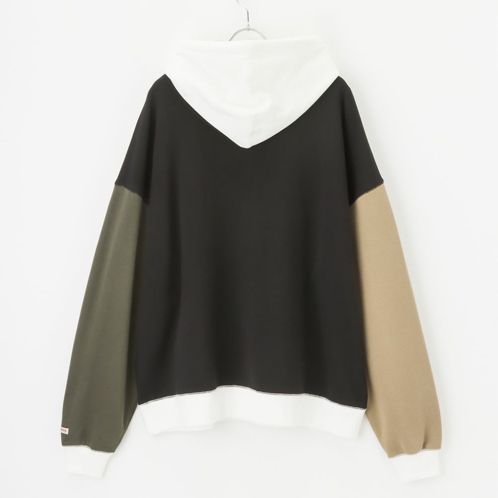 Goodwear マルチ配色 ビッグパーカー メンズ