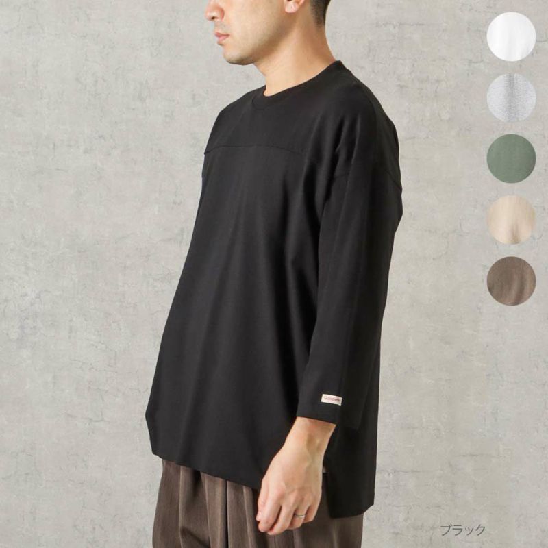 【オンラインストア限定】Goodwear フットボール切替7分袖ビッグTシャツ メンズ商品画像-1
