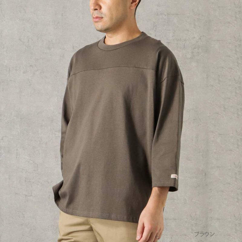 【オンラインストア限定】Goodwear フットボール切替7分袖ビッグTシャツ メンズ商品画像-6