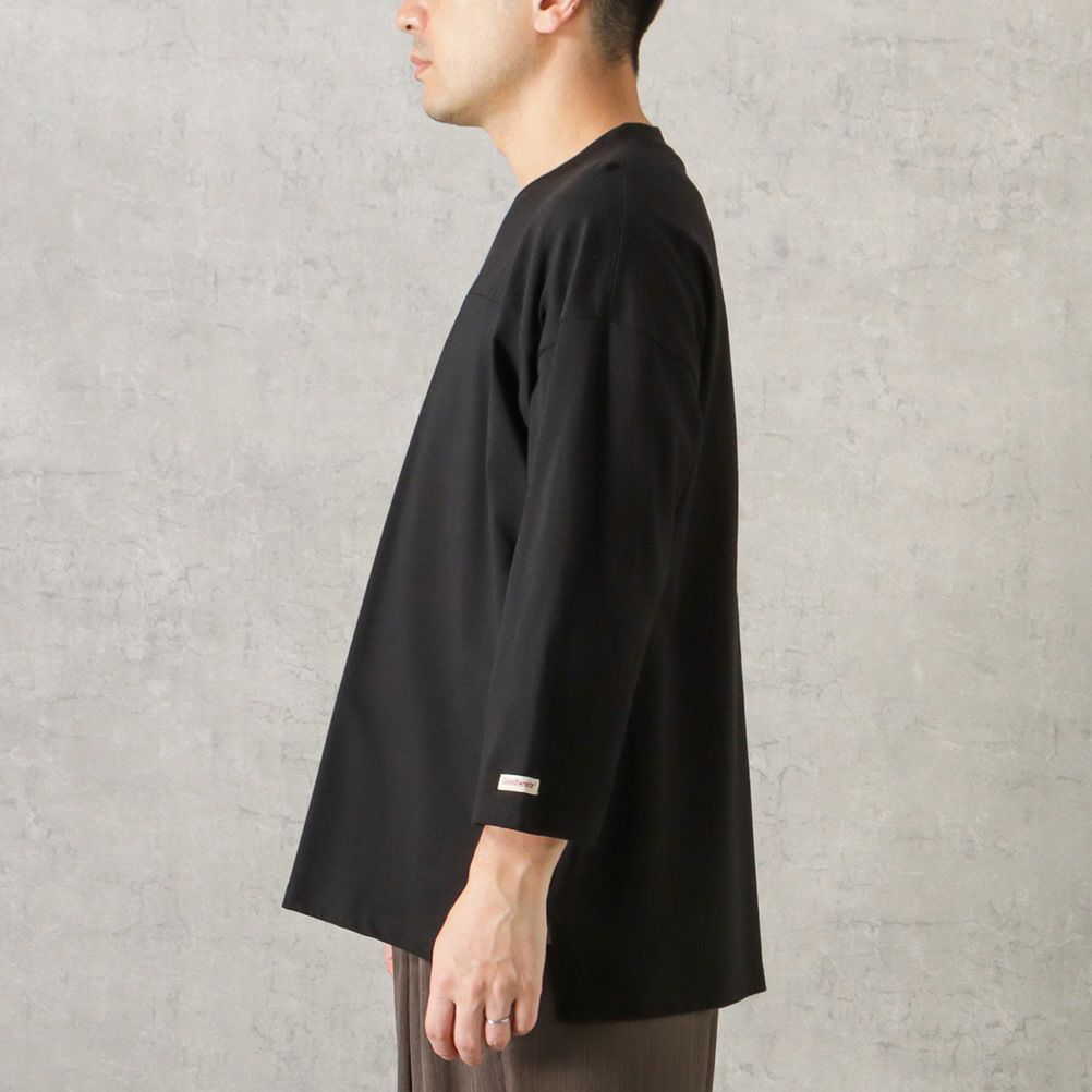 Goodwear フットボール切替7分袖ビッグTシャツ メンズ