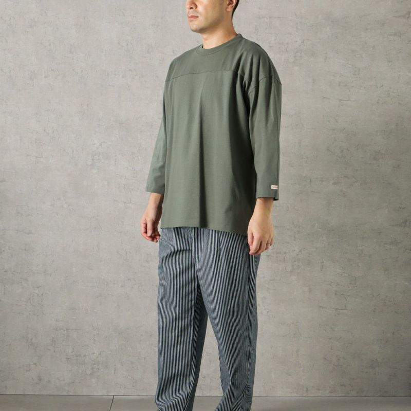 【オンラインストア限定】Goodwear フットボール切替7分袖ビッグTシャツ メンズ商品画像-12