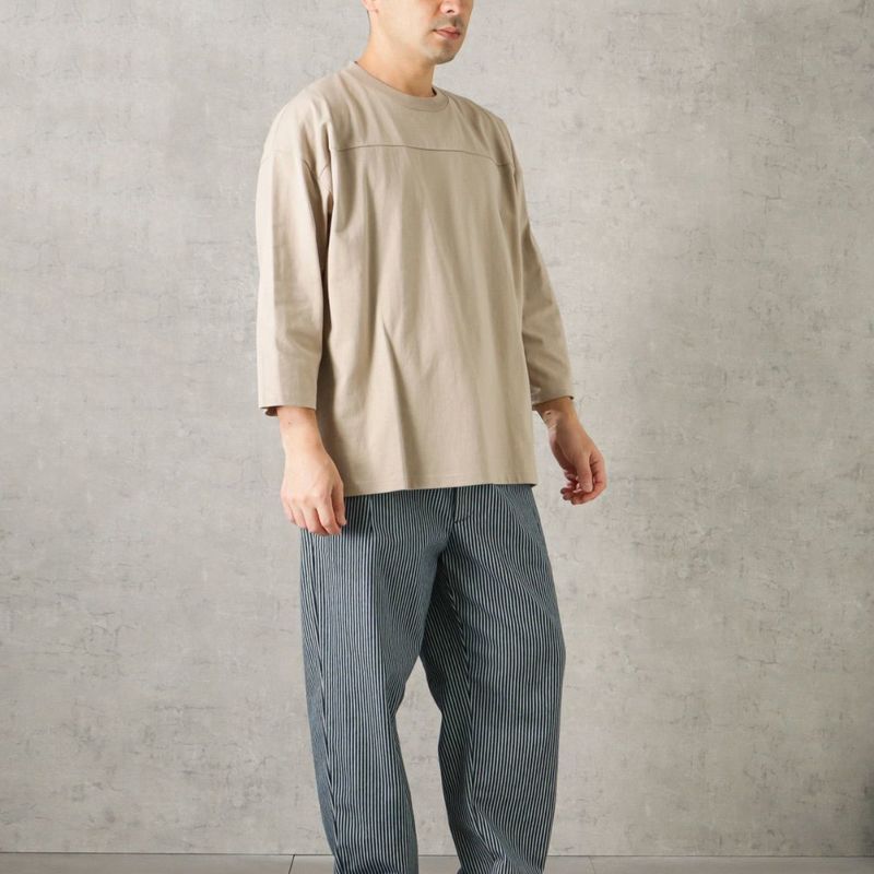 【オンラインストア限定】Goodwear フットボール切替7分袖ビッグTシャツ メンズ商品画像-13